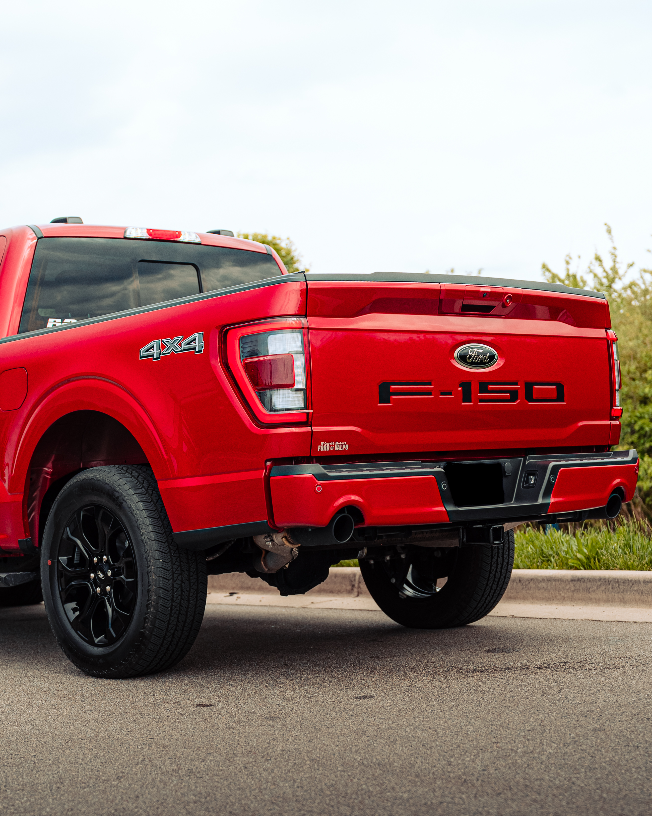 Ford F-150 rear tailgate detail
